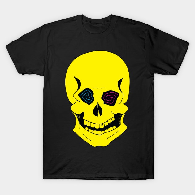 Skull Series #1 T-Shirt by katklaus